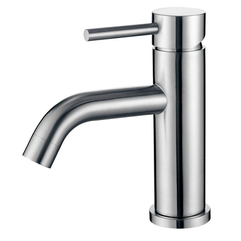 Wiesbaden 304 Mitigeur lavabo avec coldstart acier inoxydable brossé SW10467
