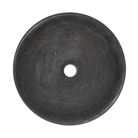 Wiesbaden Raw Waskom rond - 40x14cm hardsteen gezoet SW296084