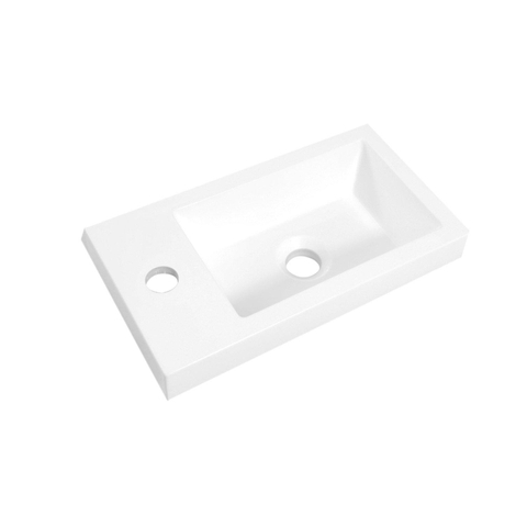 Xellanz lave-mains - 40x22x5cm - 1 trou robinet - sans trop-plein - blanc brillant SW72929