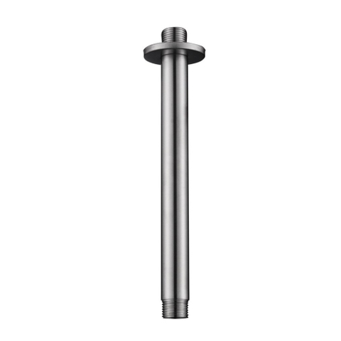 Wiesbaden 304 Douchearm - met plafondbevestiging rond - 20cm - geborsteld RVS SW62411