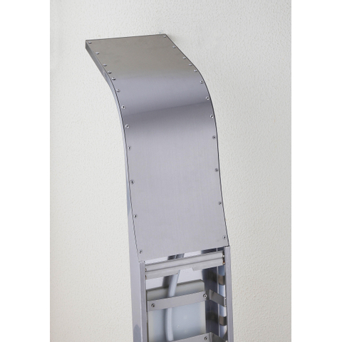 Xellanz Huron colonne de douche hydromassante 165x20cm avec robinet thermostatique inox SW10503