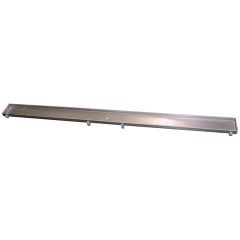 Wiesbaden Tegelrooster voor douchegoot - 90x7cm - RVS SW10713
