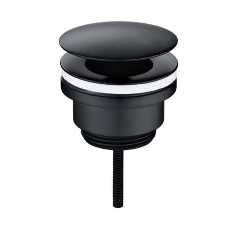 Wiesbaden Rhea S Fonteinset Rhea S mini - met fontein links kraan sifon en afvoerplug - mat zwart SW539020