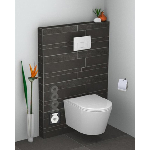 Wiesbaden Distributeur papier-toilette encastrable noir mat SW295944