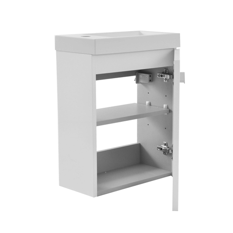 Xellanz Zenti meuble lavabo pour WC 40 x 22 cm blanc brillant SW72925