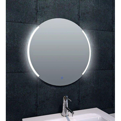 Wiesbaden Round spiegel rond met LED, dimbaar en spiegelverwarming 80 cm SW296035