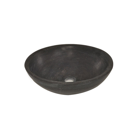 Wiesbaden Raw Waskom rond - 40x14cm hardsteen gezoet SW296084