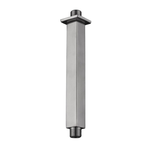 Wiesbaden 304 bras de douche - 20cm - plafond - carré - inox brossé SW62412