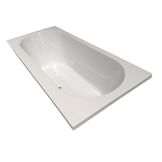 Xellanz Portus RD inbouw duo ligbad 180x80x49 cm acryl glans wit 21.3655