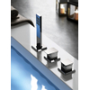 Hotbath Bro thermostatische badrandcombinatie 3 gats met 2 weg omstel chroom SW73490 Hotbath Bro thermostatische badrandcombinatie 3 gats met 2 weg omstel chroom SW73490