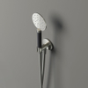 Hotbath Cobber handdouche met wandsteun met uitlaat en doucheslang 150cm mat zwart SW74223 Hotbath Cobber handdouche met wandsteun met uitlaat en doucheslang 150cm mat zwart SW74223