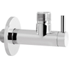 Hotbath Mate Hoekstopkraan rond - met filter 1/2" - geborsteld messing goud SW74438