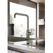 Hotbath Cobber Mitigeur d’évier apparent avec bec en L orientable Living Colours laiton brossé SW73775