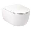 Plieger Kansas hangtoilet – compact – Rimless – 36 x 49 cm – met slim softclose zitting – glans wit SW499848