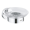 Grohe Essentials Zeepschaal - met houder - wandmontage - chroom 0438147