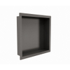 FugaFlow Eccelente Vetro Niche encastrable - 30x30x10cm - Gunmetal mat SW1123919
