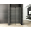 Wiesbaden Slide Porte coulissante pour niche 1100 x 2000 x 8 mm verre clair nano cadre aluminium noir mat SW522629