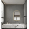 FugaFlow Eccelente Arredo Miroir de Salle de Bain - 50x80cm - Arc - éclairage LED indirect - Chauffe-miroir - Infrarouge SW1171482