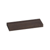 BRAUER Wastafelblad - eiken opgedikt - 120x50x10cm - zonder kraangat - Hout Black oak SW369975