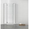 Saniclass Neptune NWA3231 douchecabine 90x90x195cm vijfhoek chroom profiel en helder glas SW451482 Saniclass Neptune NWA3231 douchecabine 90x90x195cm vijfhoek chroom profiel en helder glas SW451482