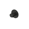 Hotbath Ace Wanduitlaat - rond - PVD - zwart geborsteld SW1119272