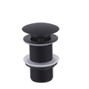 Wiesbaden UniMatch bonde clic bouchon de vidage prolongé 5/4" mat noir SW890840
