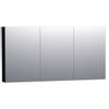 Saniclass Spiegelkast Dual 140 Hoogglans Zwart SW371798 Saniclass Spiegelkast Dual 140 Hoogglans Zwart SW371798