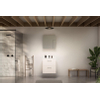 Nemo Go Ensemble de meuble - 60x65x45.5cm - 2 tiroirs - avec poignée - 1 vasque Blanc mat - 1 trous de robinet - avec armoire toilette - MDF standard white SW911672
