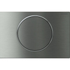 Geberit Sigma10 bedieningsplaat - spoel-stop spoeling - rond - geborsteld rvs 0730030