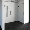 Saniclass Create douchedeur 200x200cm 2-delig profielloos met antikalk en 8mm veiligheidsglas zwart mat SW223811 Saniclass Create douchedeur 200x200cm 2-delig profielloos met antikalk en 8mm veiligheidsglas zwart mat SW223811