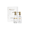 Wellmark Handverzorgingsset - giftset - handcreme 250ml - handzeep 250ml - fresh linnen - helder glas - tekst: bubbles of joy SW1204445