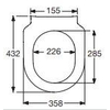 Villeroy & Boch Subway closetzitting - met deksel slimseat wit GA18756