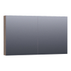 Saniclass Plain Spiegelkast 119x70x15cm Burned Bark SW393015 Saniclass Plain Spiegelkast 119x70x15cm Burned Bark SW393015