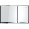 Plaque de commande Geberit Sigma60 - chasse d'eau à 2 boutons - carré - verre blanc SW63530