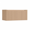 H&R Badmeubelen Juice Wastafelonderkast - 100x45x40cm - rechterhoek afgerond - 3D-front - 1 lade - geïntegreerde greep - peach SW1259748