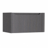 H&R Badmeubelen Juice Wastafelonderkast - 80x45x40cm - rechterhoek afgerond - 1 lade - geïntegreerde greep - Wenge SW1109758