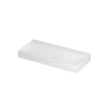 Ink United wastafel - 100x45x11cm - zonder kraangat - mat wit SW207337