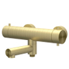 IVY Concord Mitigeur de baignoire thermostatique apparent - bec de baignoire orientable - inverseur - Inox 316 - or mat brossé PVD SW1031117