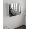 MONDIAZ CUBB spiegelkast 80x70x17cm kleur clay met 2 deuren SW410480 MONDIAZ CUBB spiegelkast 80x70x17cm kleur clay met 2 deuren SW410480