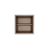 Hotbath &MORE Porte-rouleau de papier toilette encastré - 16x16x13cm - Tuscan bronze SW1245662