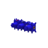 IVY Inbouwbox - voor inbouw thermostaat - 2 stopkranen - symmetry - donker blauw SW1031092