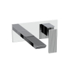 Crosswater Limit Wastafelkraan - 2-gats - inbouw - hoogglans chroom SW928185