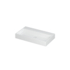 Ink united lavabo 80x11x45cm 0 trous pour robinet 1 évier porcelaine blanc brillant SW454551