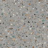 ÉCHANTILLON Terravito Hovano carreau mural et de sol - 60x60cm - 10mm - Carré - rectifié - Terrazzo - Gris mat SW735577