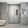 Aqua Vista Lokla Linea nisdeur - 110x200cm - incl. montageset - gunmetal SW1413266