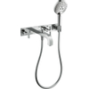 AXOR Citterio kleurset voor badkraan met kruisgrepen met plaat met handdouche chroom 0450265 AXOR Citterio kleurset voor badkraan met kruisgrepen met plaat met handdouche chroom 0450265