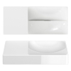 Clou Vale lave-mains - 45x19x7cm - céramique - brillant blanc SW451464