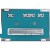 Geberit Sigma50 bedieningsplaat - 2-toets spoeling - vierkant - klantspecifiek - dualflush - klantspecifiek (chroom) SW259161