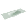Mondiaz BIG small Greey solid surface inbouw wastafel 120cm midden SW429689 Mondiaz BIG small Greey solid surface inbouw wastafel 120cm midden SW429689