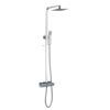Best Design New York vierkante thermostatische regendouche opbouwset SW280138 Best Design New York vierkante thermostatische regendouche opbouwset SW280138